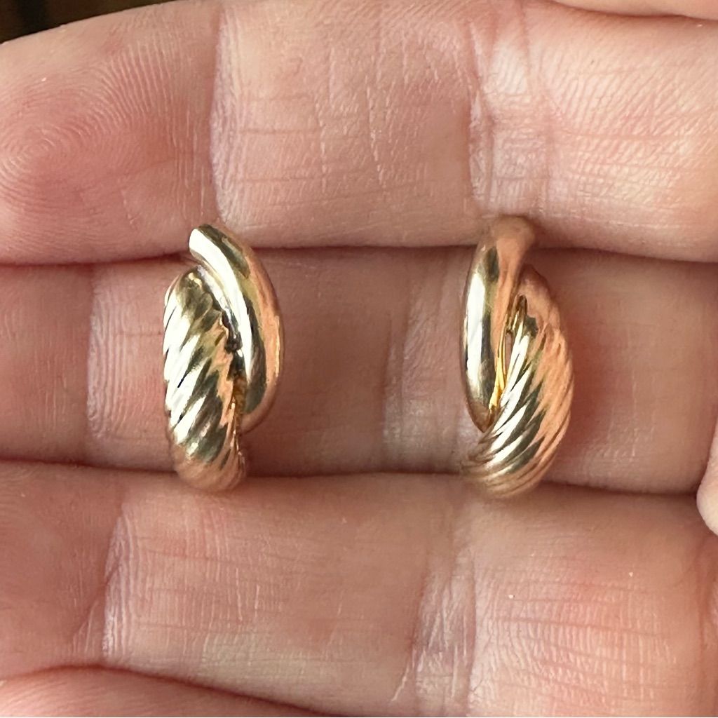 14k Solid Gold Earrings